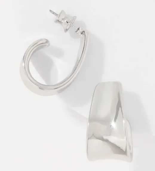 Sculptural Hoop Earrings